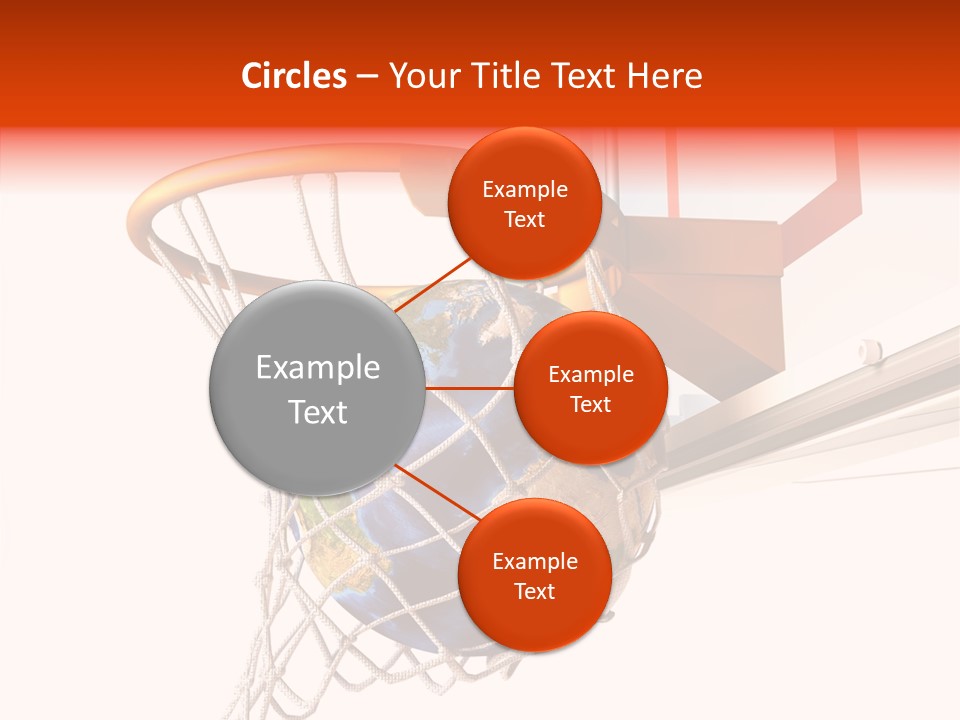 Water Background Ball PowerPoint Template