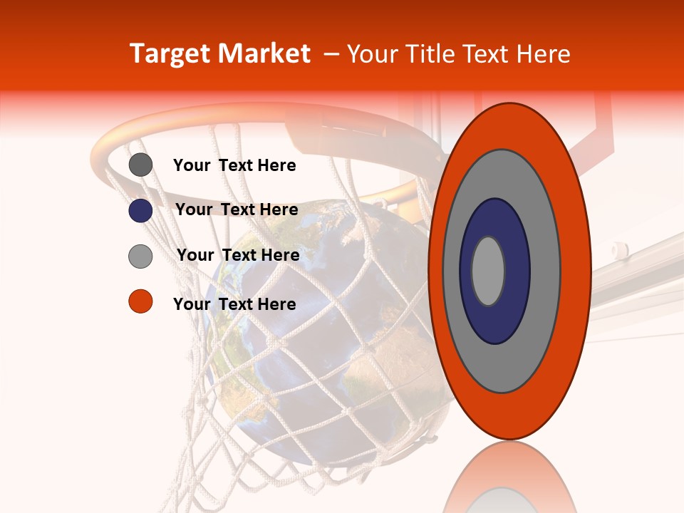 Water Background Ball PowerPoint Template