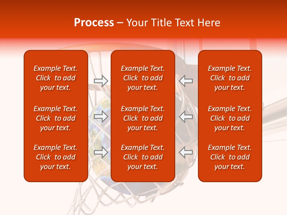 Water Background Ball PowerPoint Template