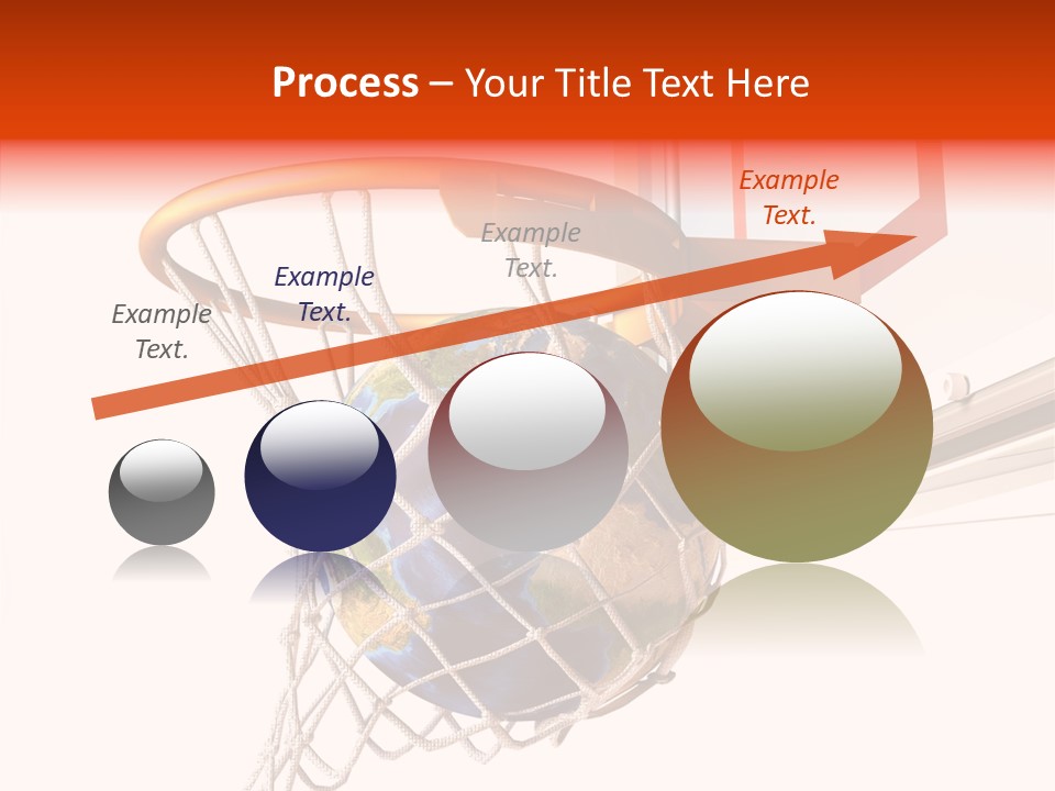 Water Background Ball PowerPoint Template