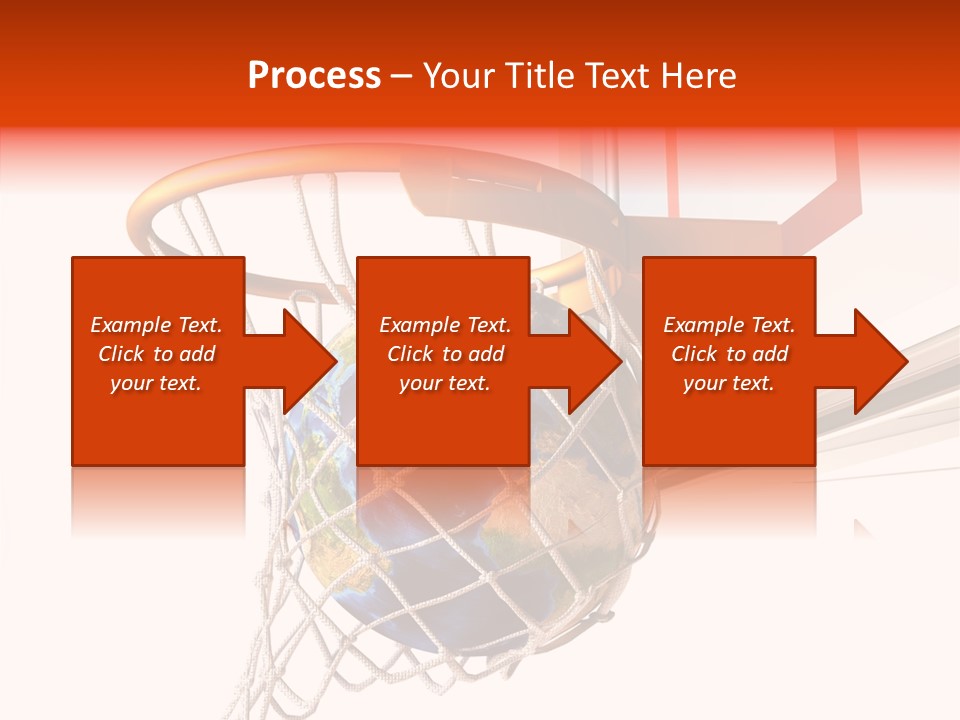 Water Background Ball PowerPoint Template