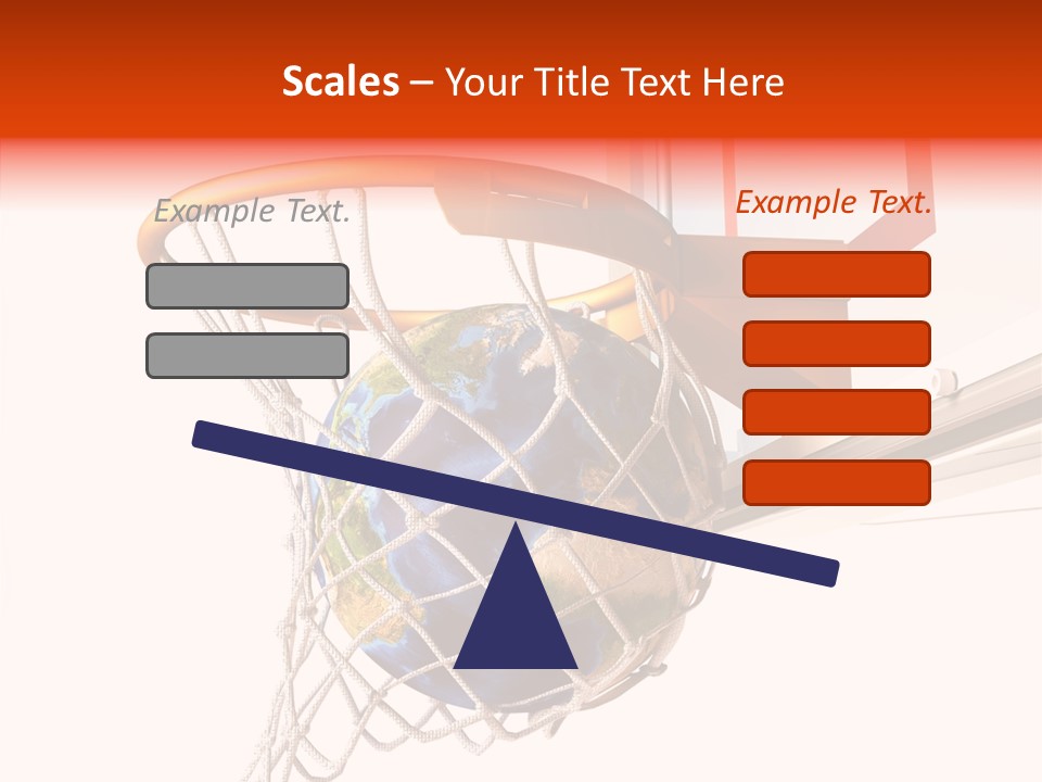 Water Background Ball PowerPoint Template