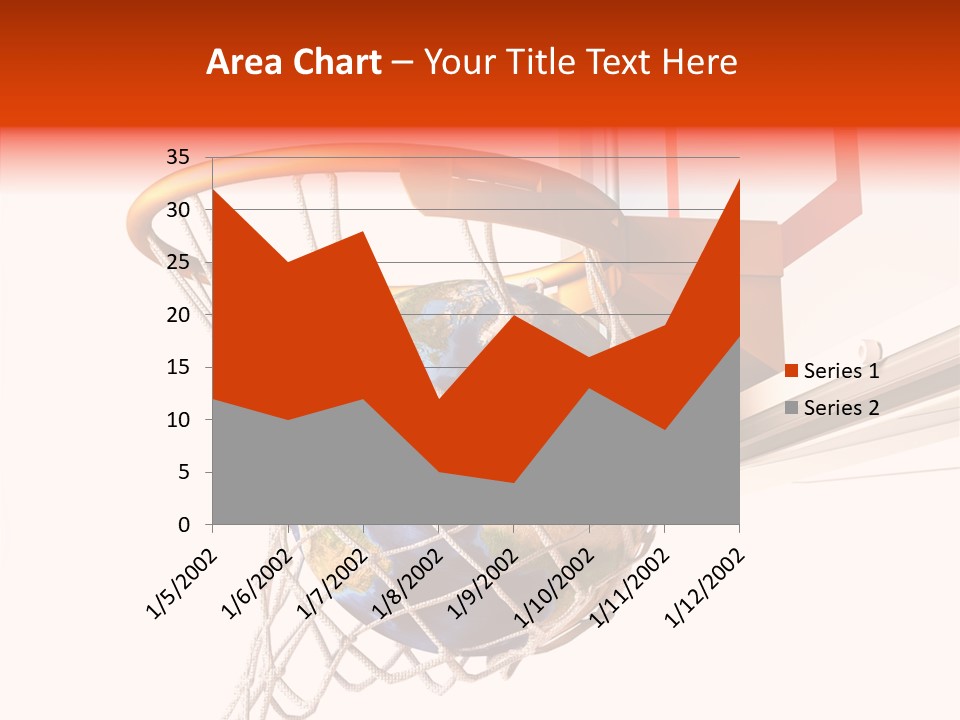 Water Background Ball PowerPoint Template
