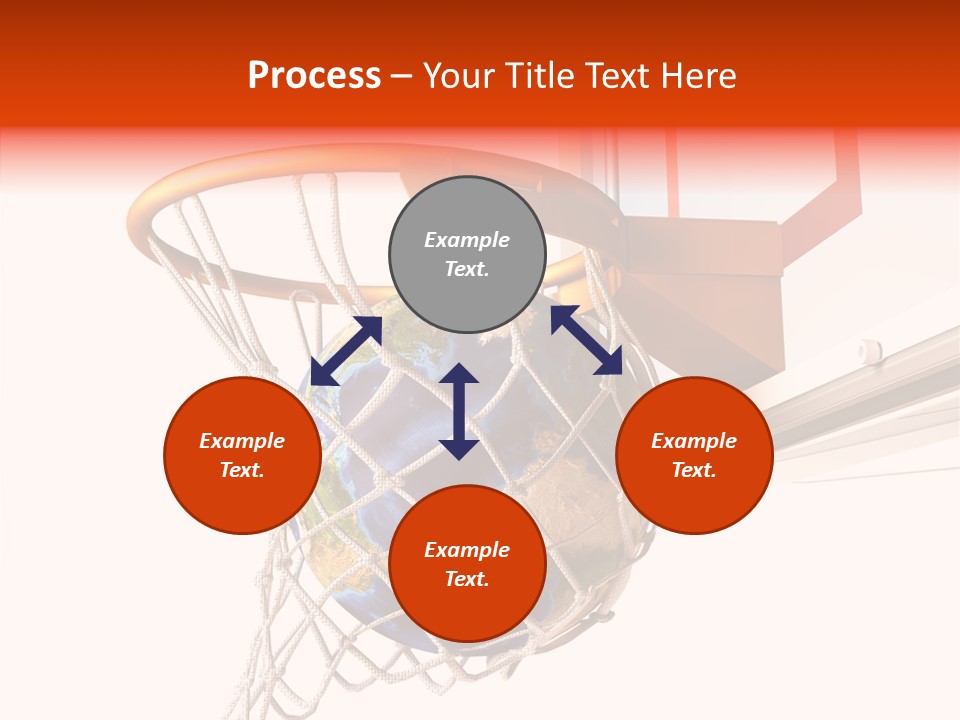 Water Background Ball PowerPoint Template