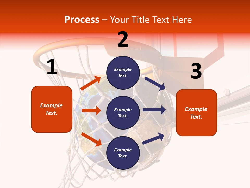 Water Background Ball PowerPoint Template