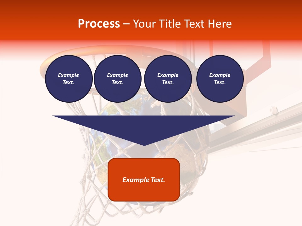 Water Background Ball PowerPoint Template