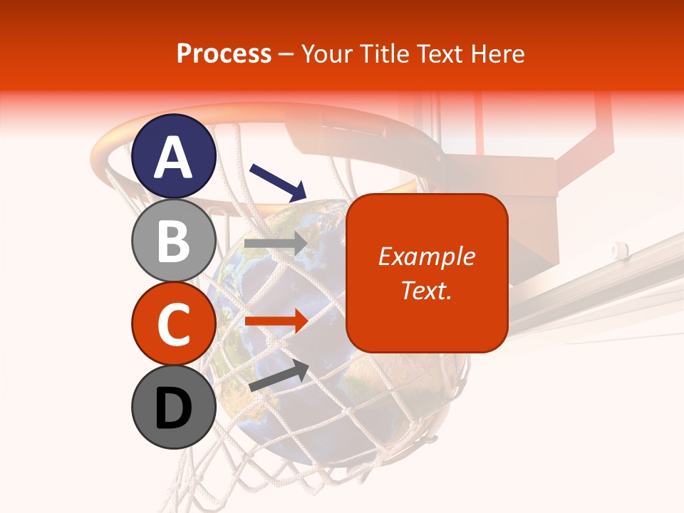 Water Background Ball PowerPoint Template