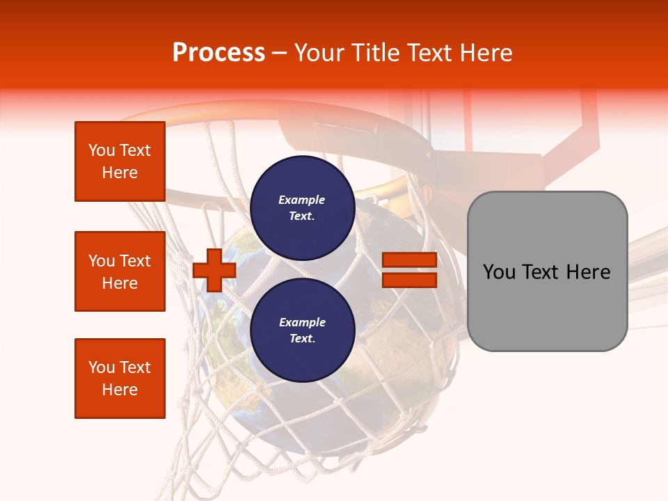 Water Background Ball PowerPoint Template