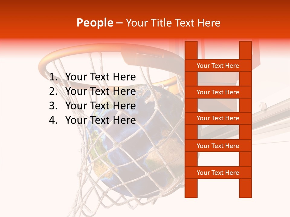 Water Background Ball PowerPoint Template