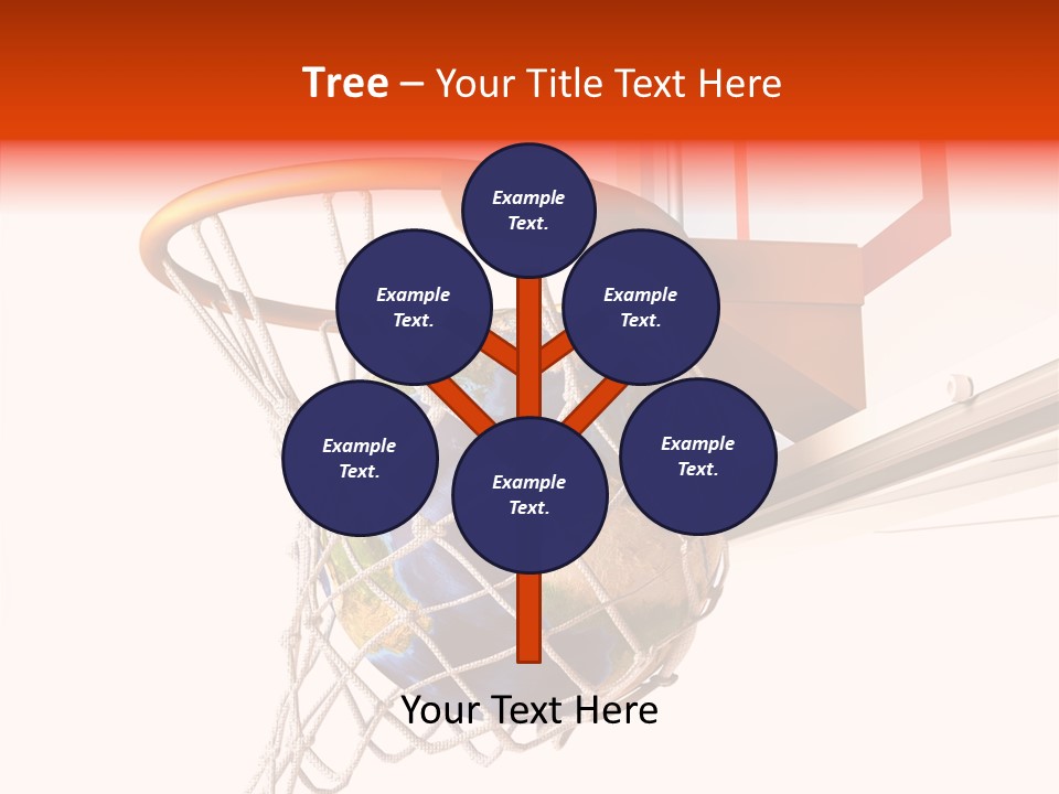 Water Background Ball PowerPoint Template