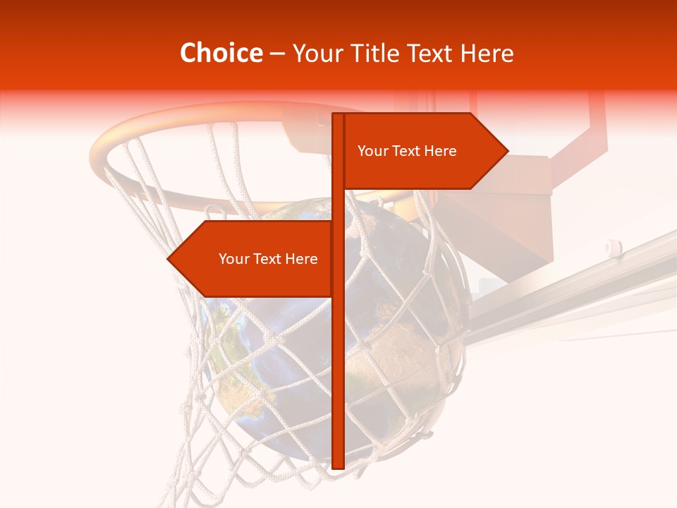 Water Background Ball PowerPoint Template