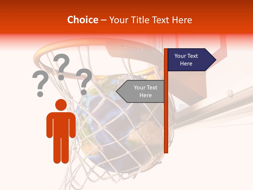 Water Background Ball PowerPoint Template