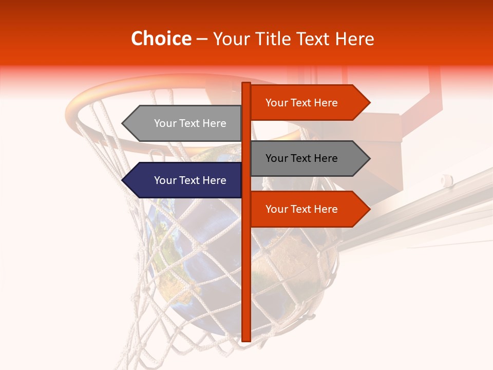 Water Background Ball PowerPoint Template