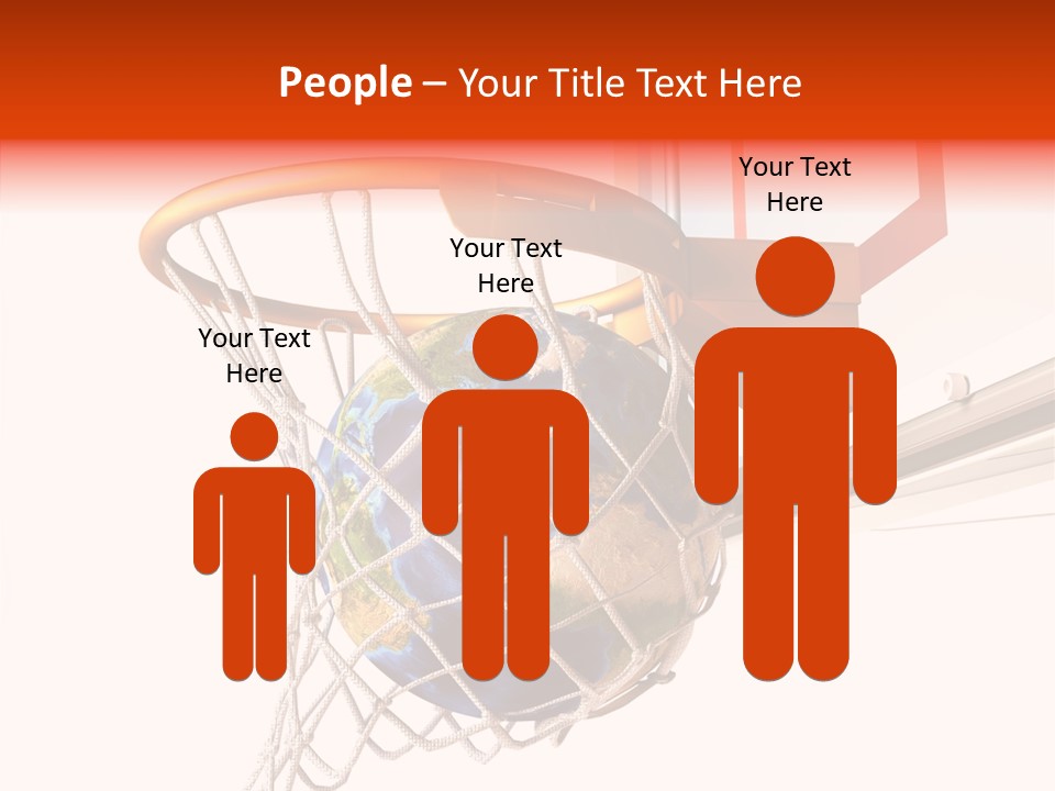 Water Background Ball PowerPoint Template