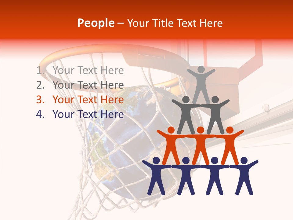 Water Background Ball PowerPoint Template