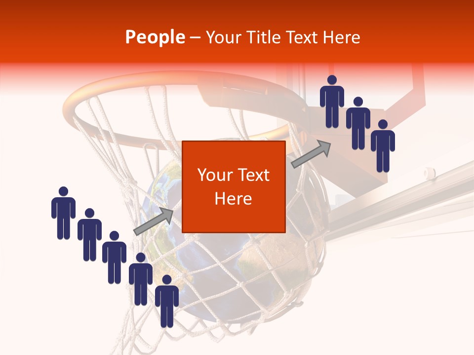 Water Background Ball PowerPoint Template