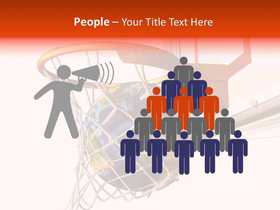 Water Background Ball PowerPoint Template