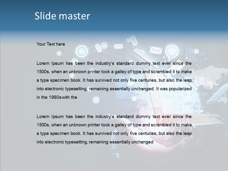 Professional Monitor Prescription PowerPoint Template