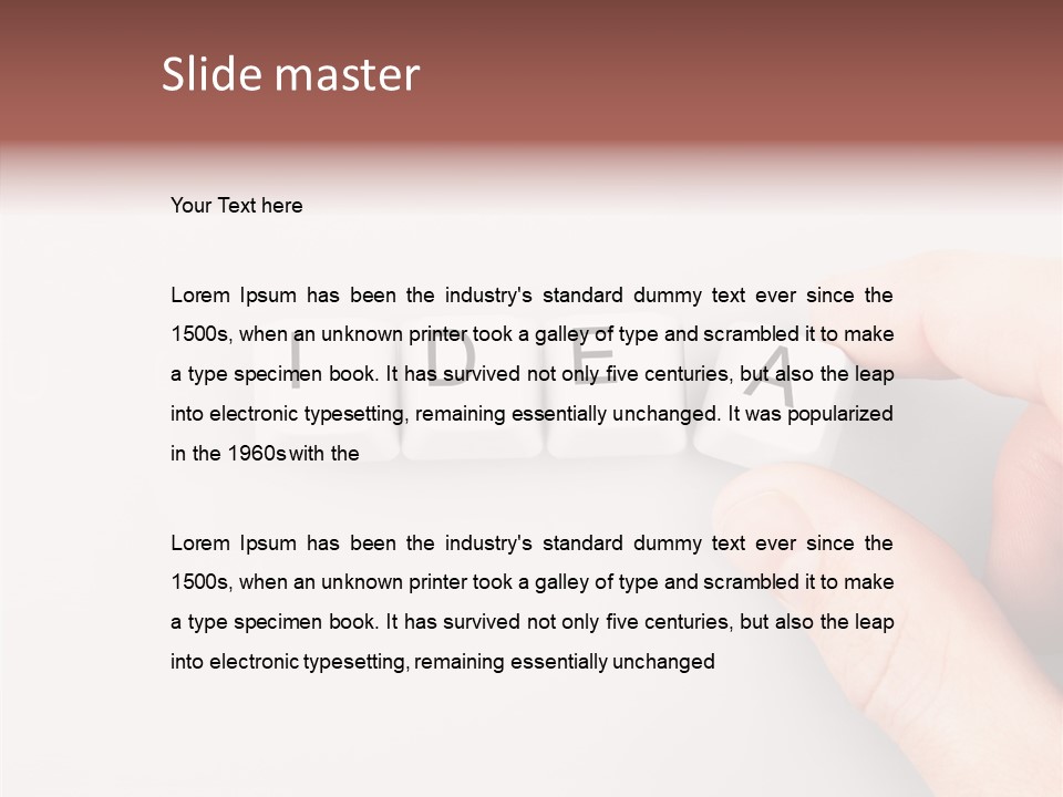 Shop Hand Make PowerPoint Template