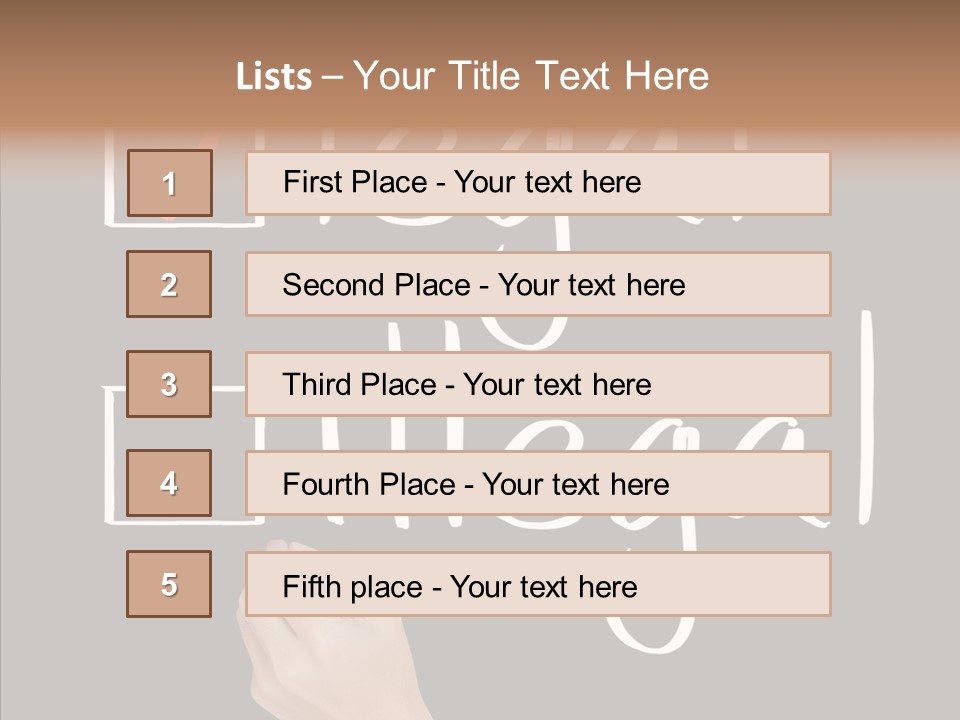 Opinion Fulfillment Person PowerPoint Template