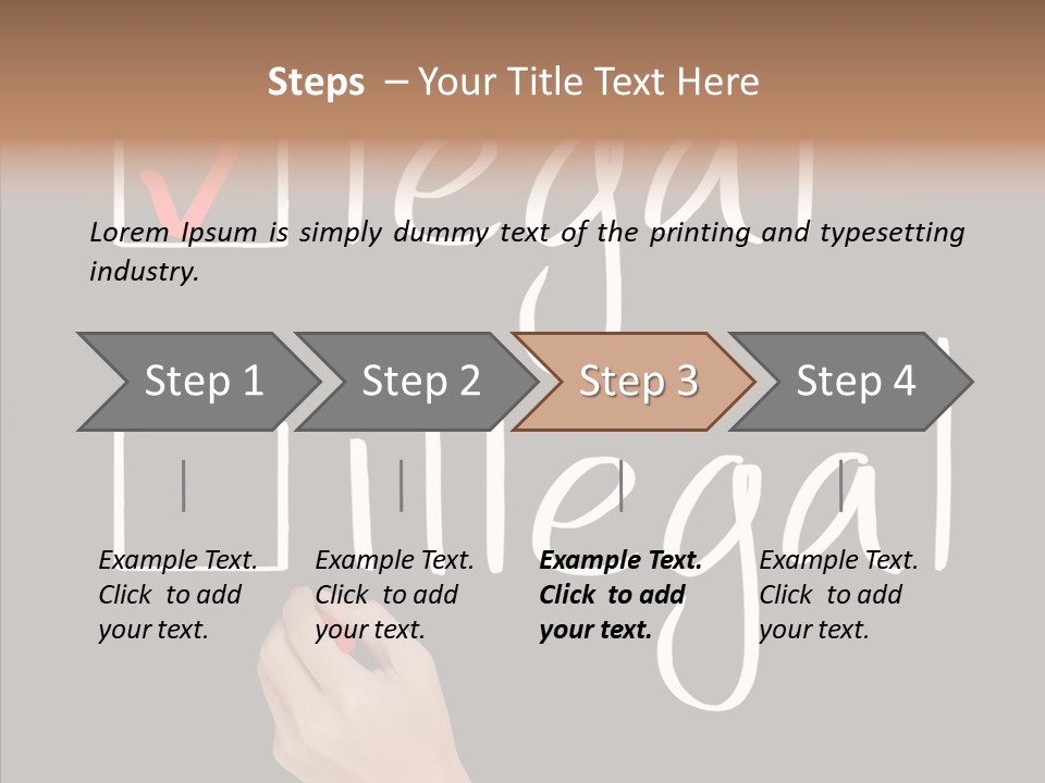 Opinion Fulfillment Person PowerPoint Template