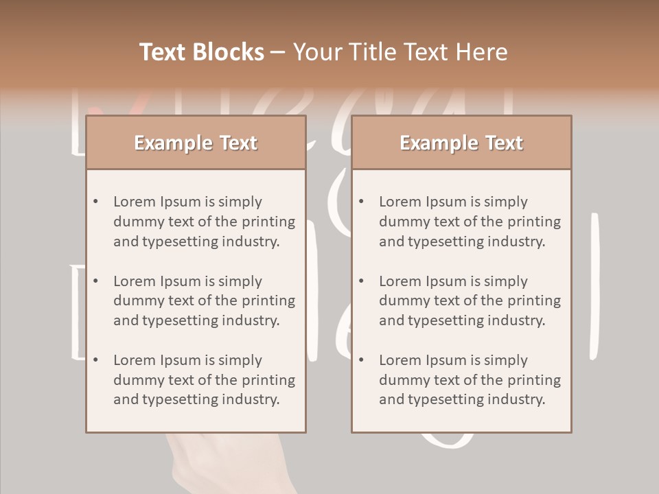 Opinion Fulfillment Person PowerPoint Template