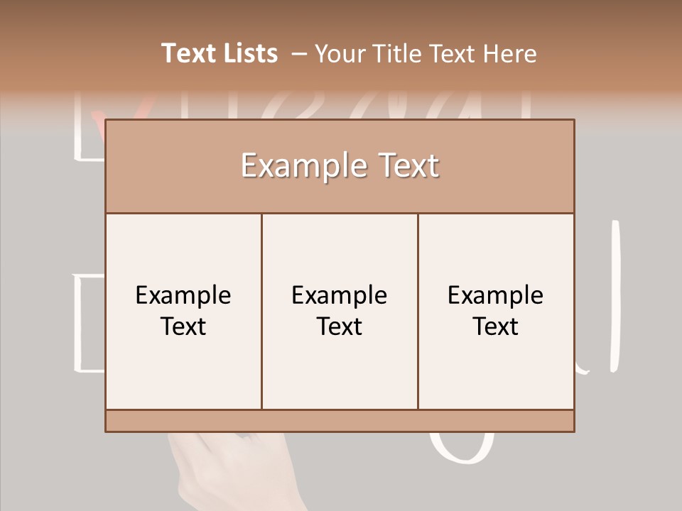 Opinion Fulfillment Person PowerPoint Template