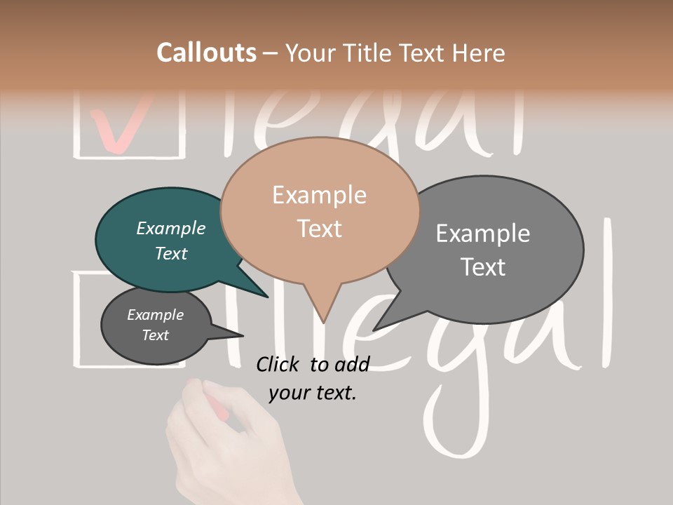 Opinion Fulfillment Person PowerPoint Template