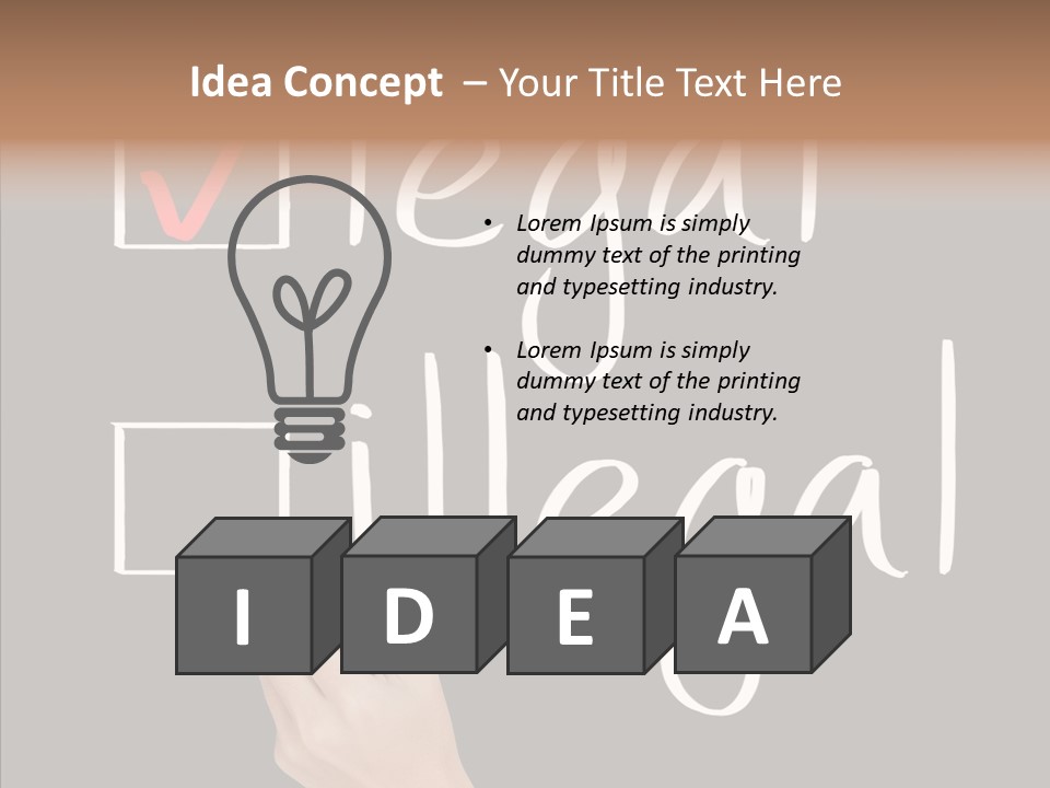 Opinion Fulfillment Person PowerPoint Template