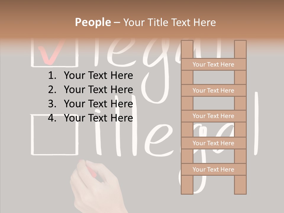 Opinion Fulfillment Person PowerPoint Template