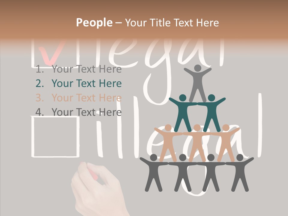 Opinion Fulfillment Person PowerPoint Template