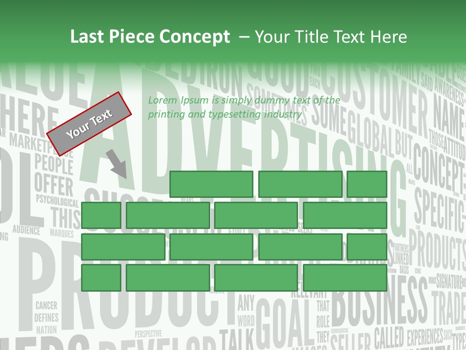 Market Management Symbol PowerPoint Template