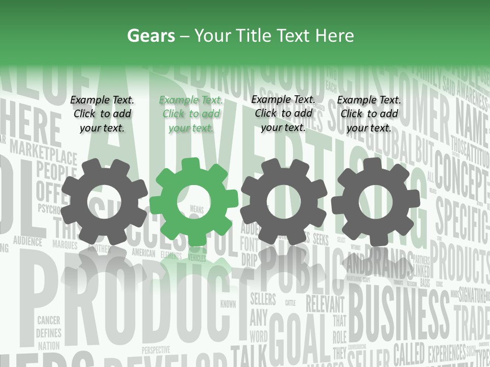 Market Management Symbol PowerPoint Template