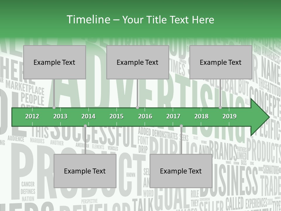 Market Management Symbol PowerPoint Template