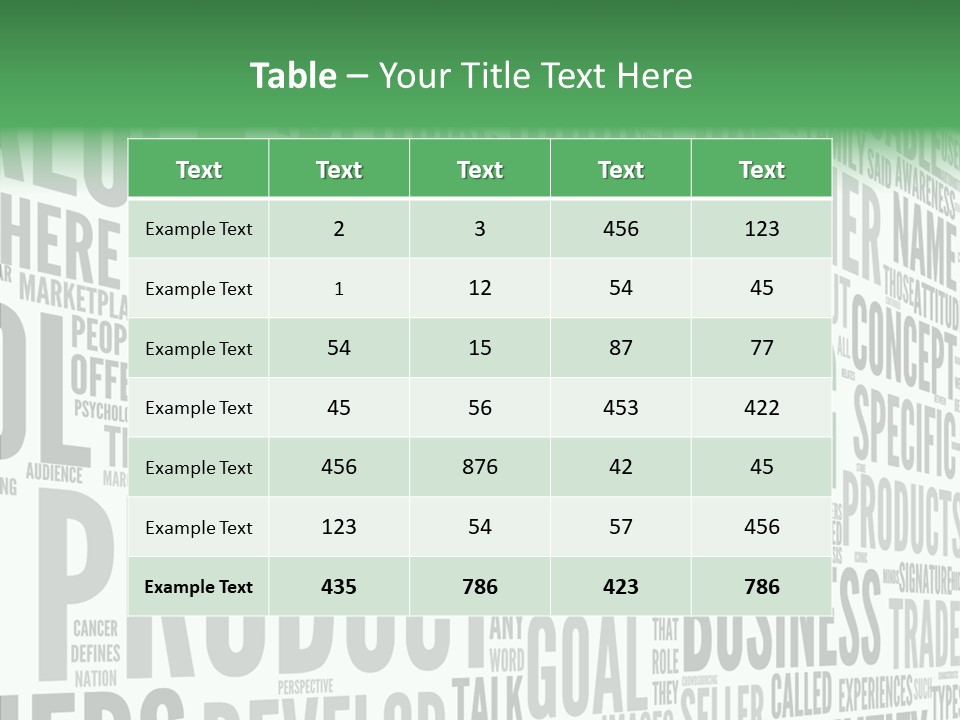 Market Management Symbol PowerPoint Template