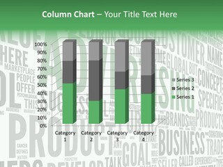 Market Management Symbol PowerPoint Template