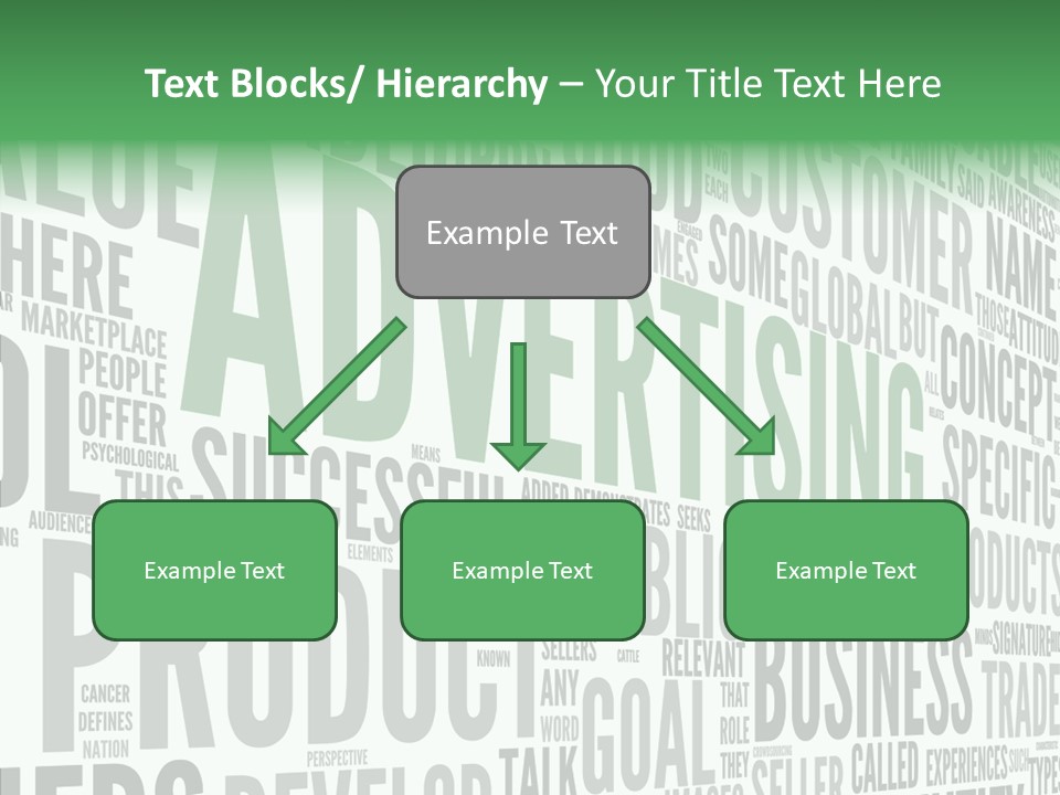 Market Management Symbol PowerPoint Template