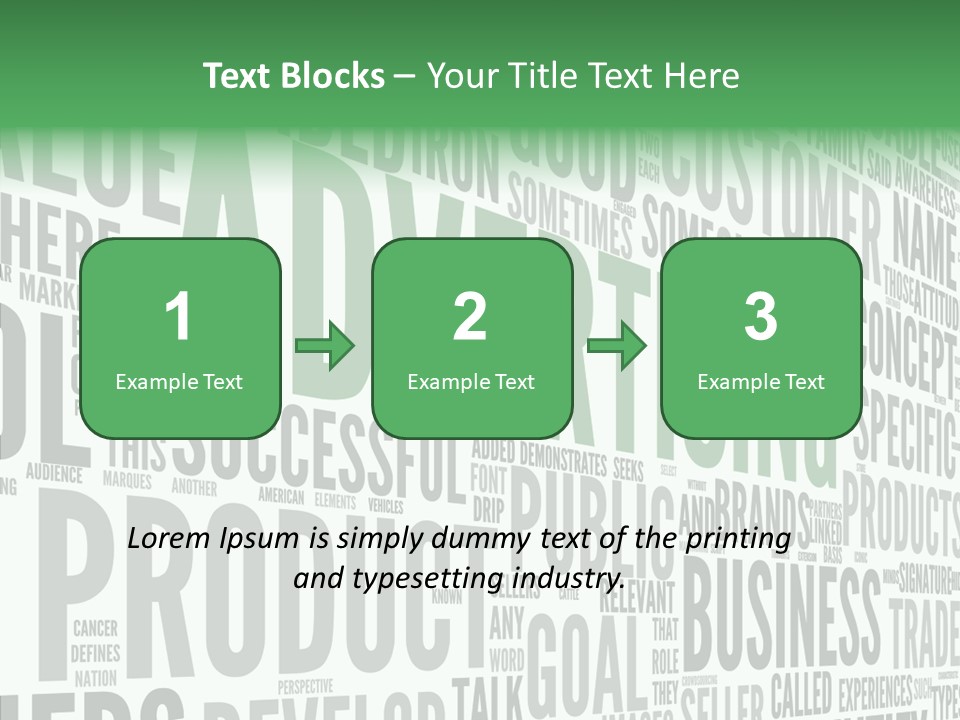 Market Management Symbol PowerPoint Template