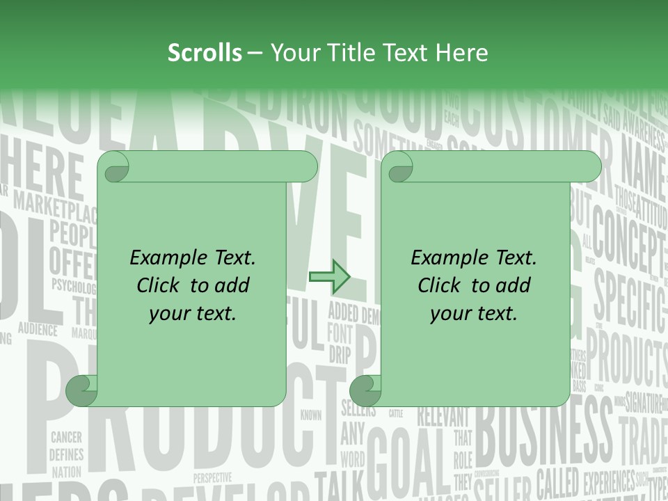Market Management Symbol PowerPoint Template
