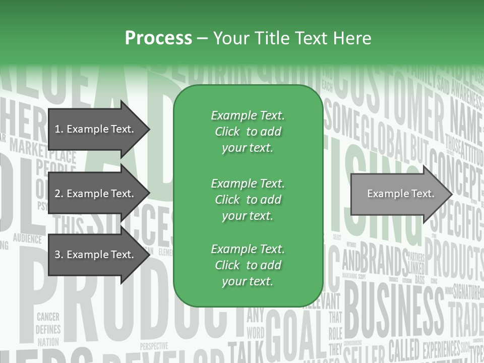 Market Management Symbol PowerPoint Template