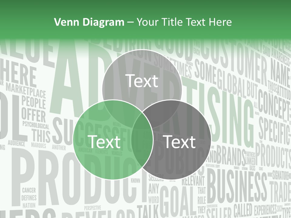 Market Management Symbol PowerPoint Template