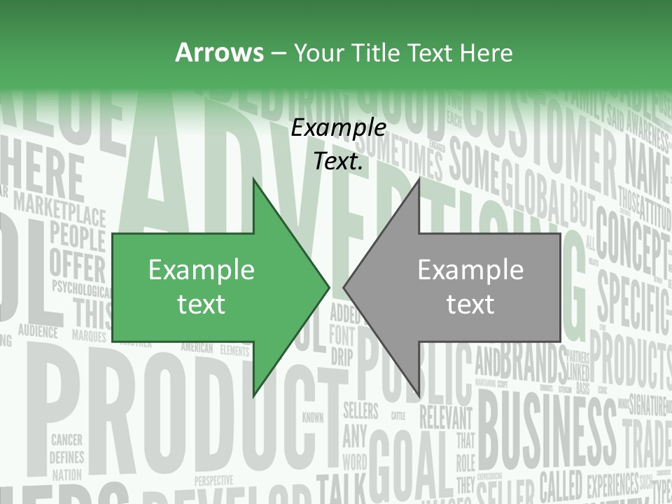 Market Management Symbol PowerPoint Template