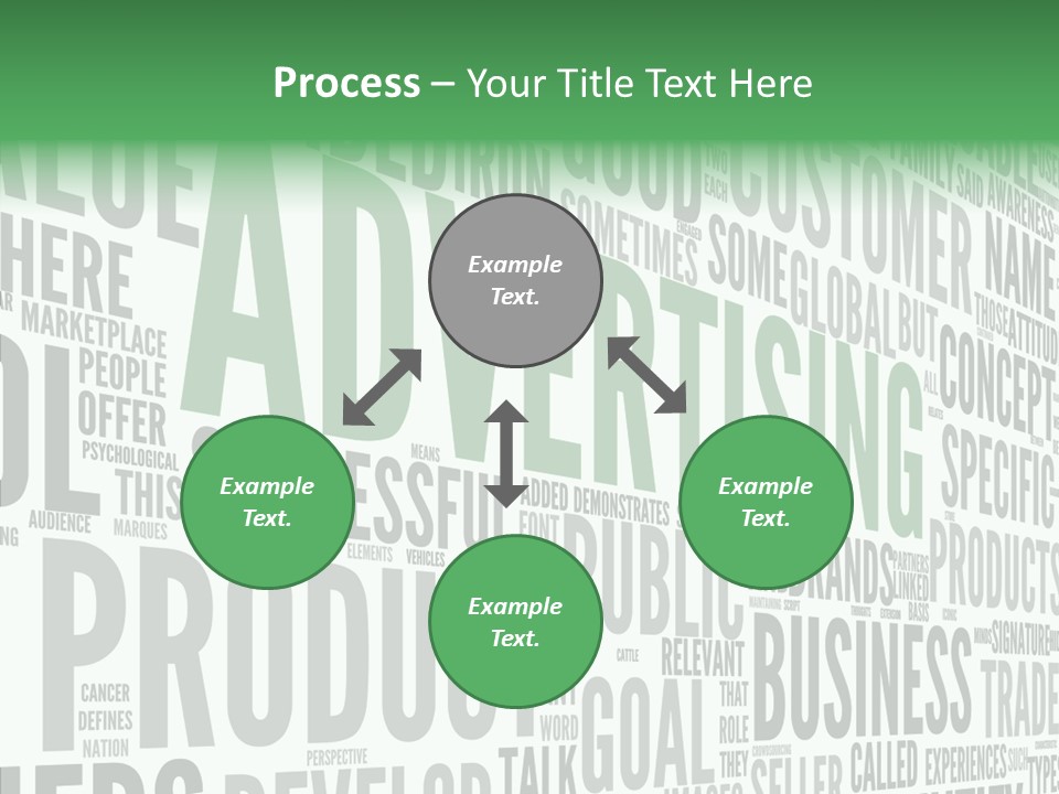 Market Management Symbol PowerPoint Template