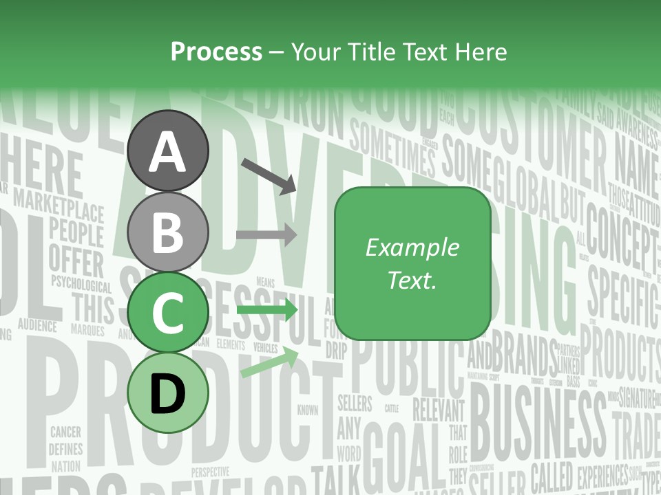 Market Management Symbol PowerPoint Template