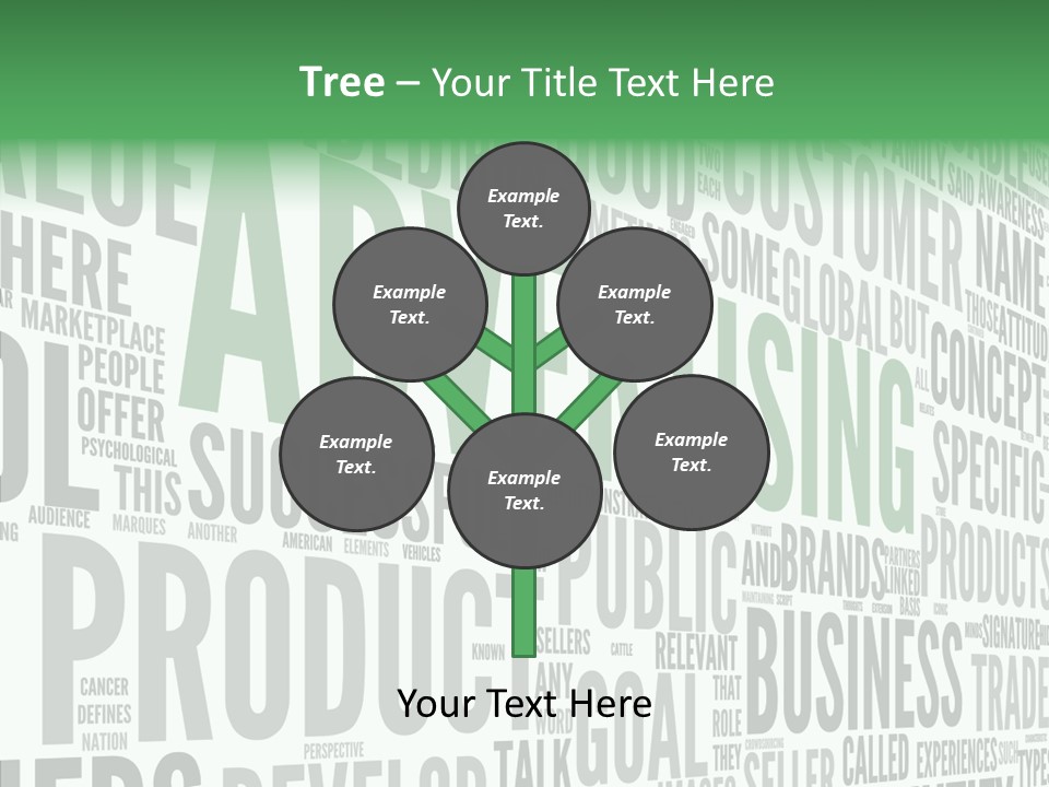 Market Management Symbol PowerPoint Template