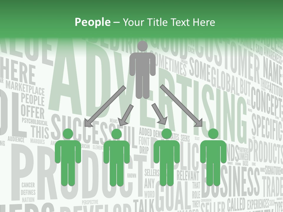 Market Management Symbol PowerPoint Template