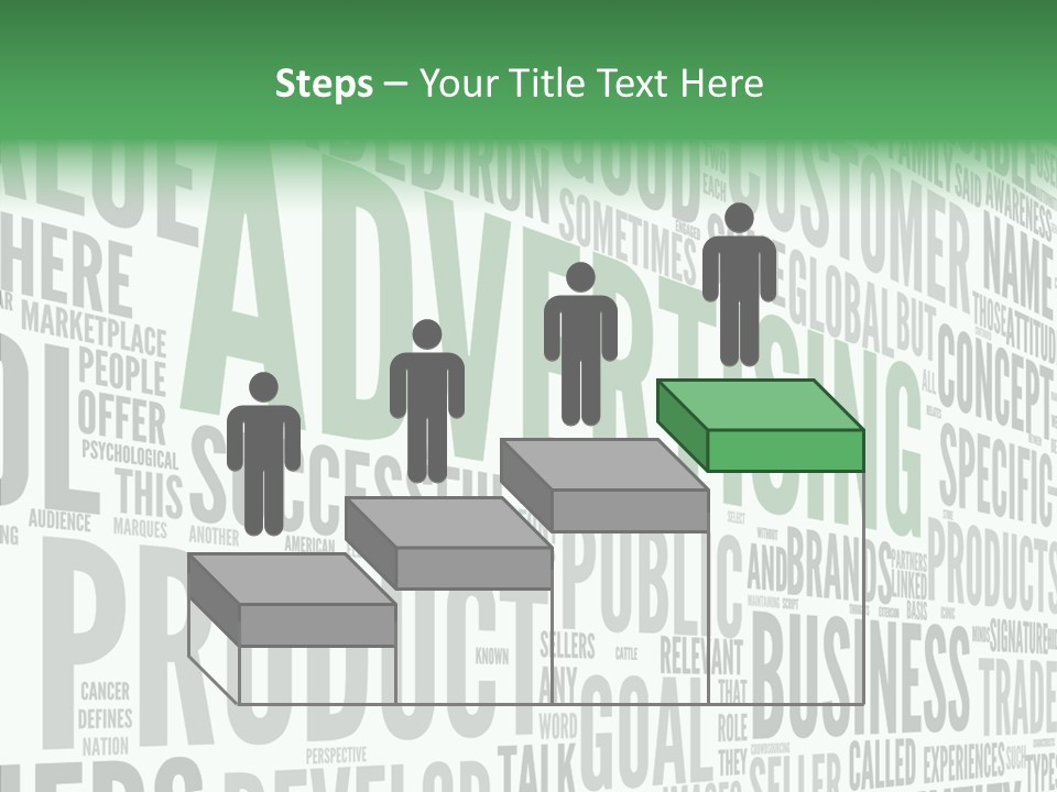 Market Management Symbol PowerPoint Template