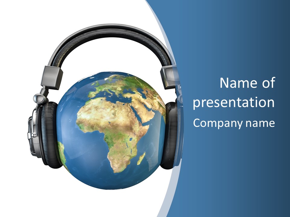 Entertainment Studio Music PowerPoint Template