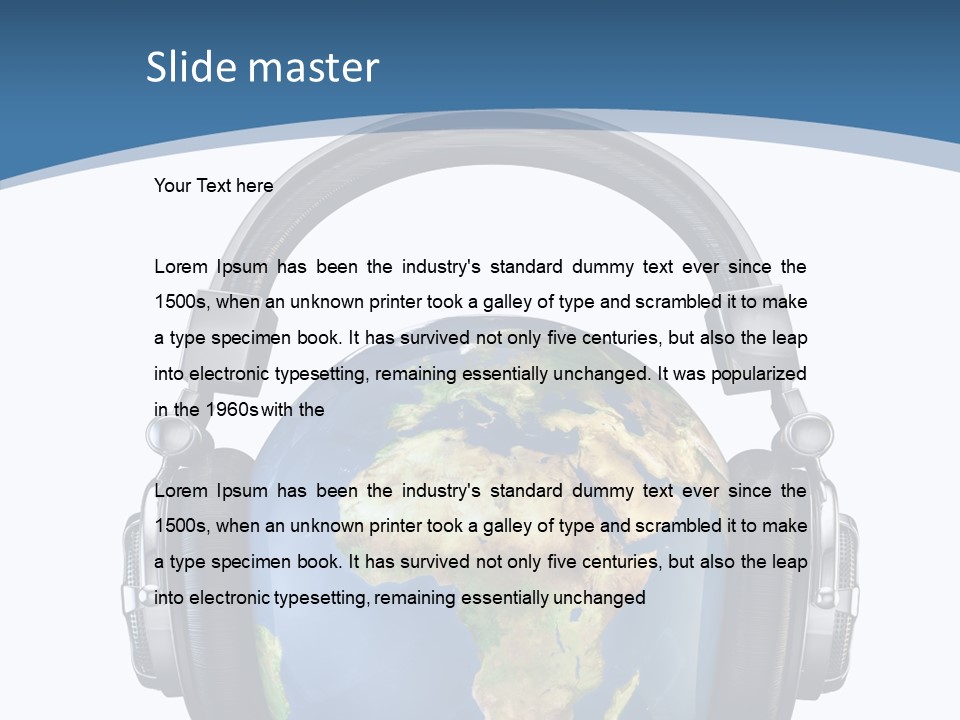 Entertainment Studio Music PowerPoint Template