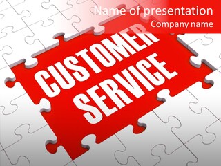 Customer Service Inquiries Service PowerPoint Template